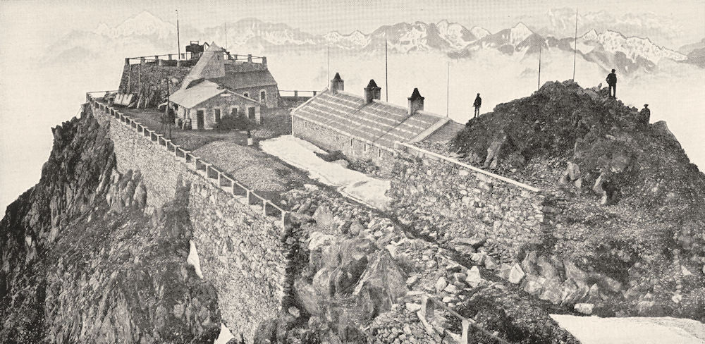 PIC DU MIDI. Observatoire du de Bigorre, Avant- poste des Françaises 1900
